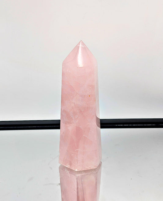 Large Rose Quartz Crystal Prism / Tower (#18)