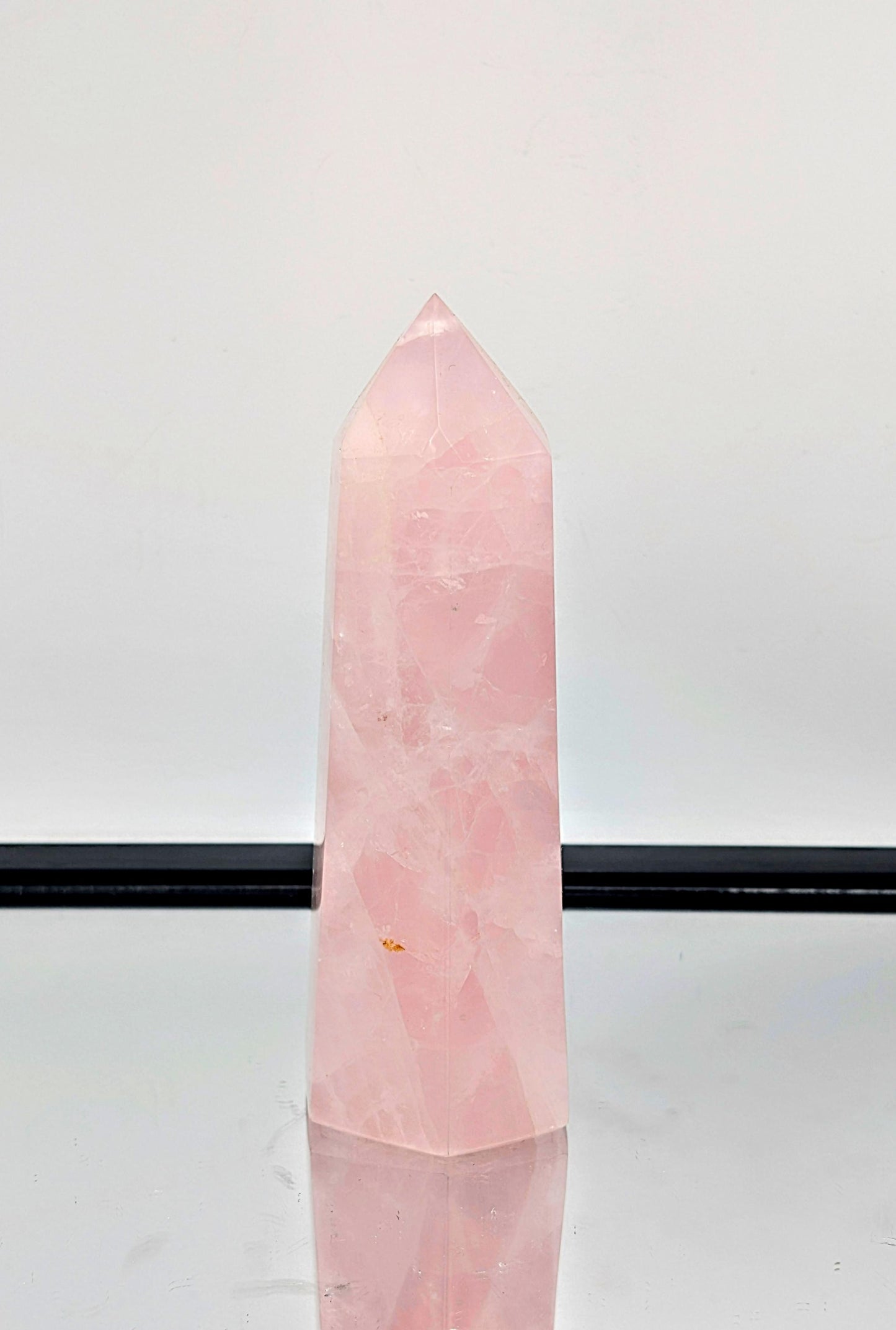 Large Rose Quartz Crystal Prism / Tower (#18)