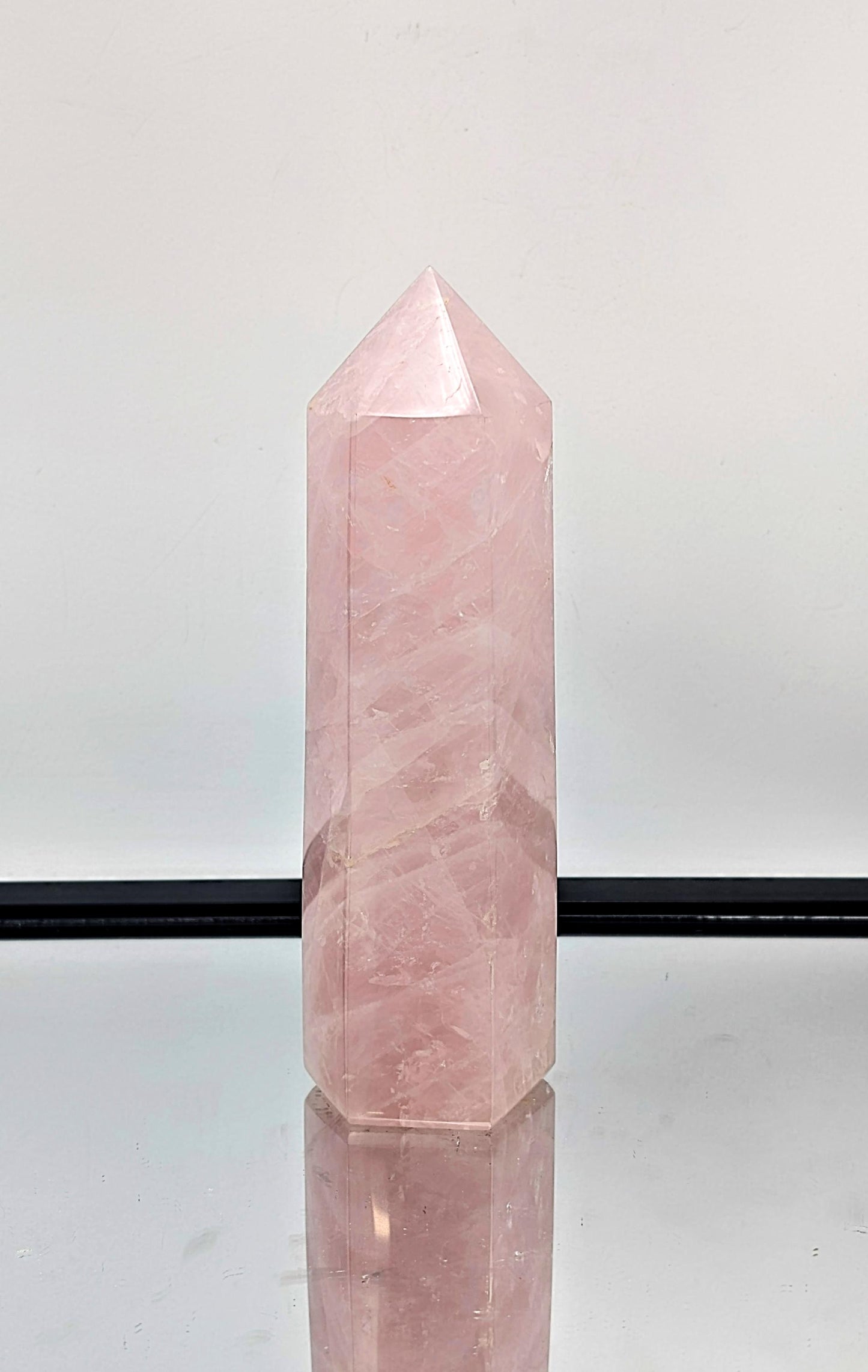 Large Rose Quartz Crystal Prism / Tower (#16)