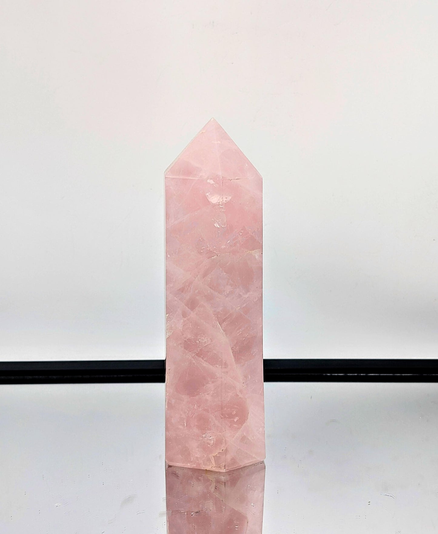 Large Rose Quartz Crystal Prism / Tower (#16)