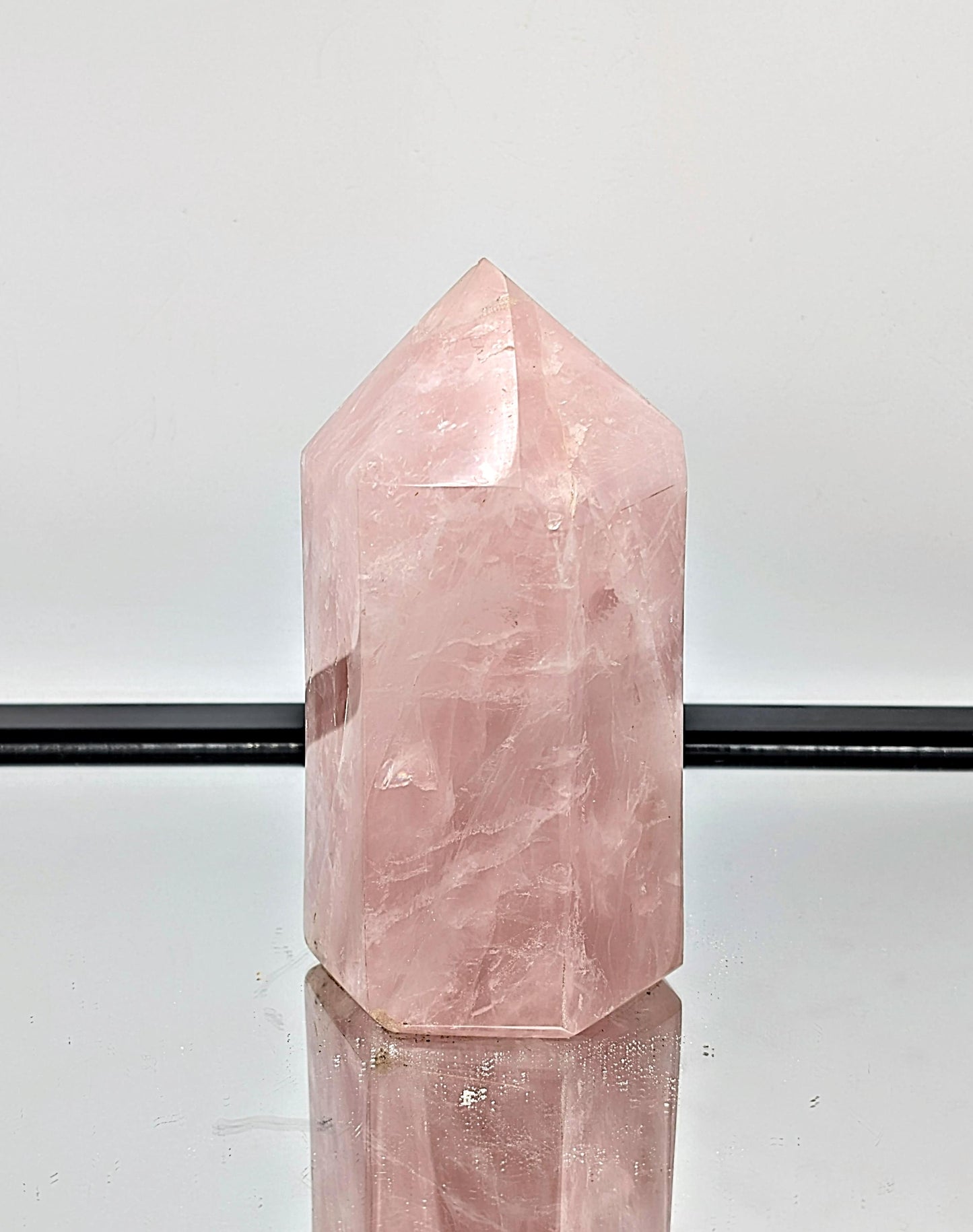 Large Rose Quartz Crystal Prism / Tower (#14)