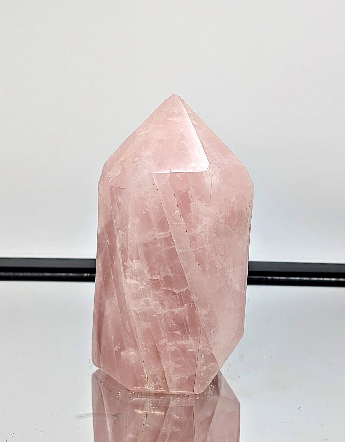 Large Rose Quartz Crystal Prism / Tower (#14)