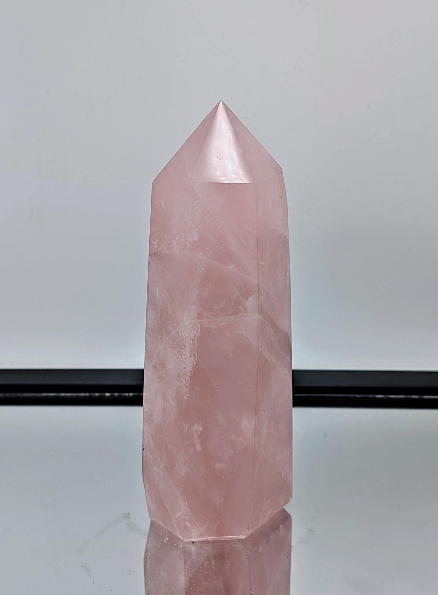 Large Rose Quartz Crystal Prism / Tower (#9)