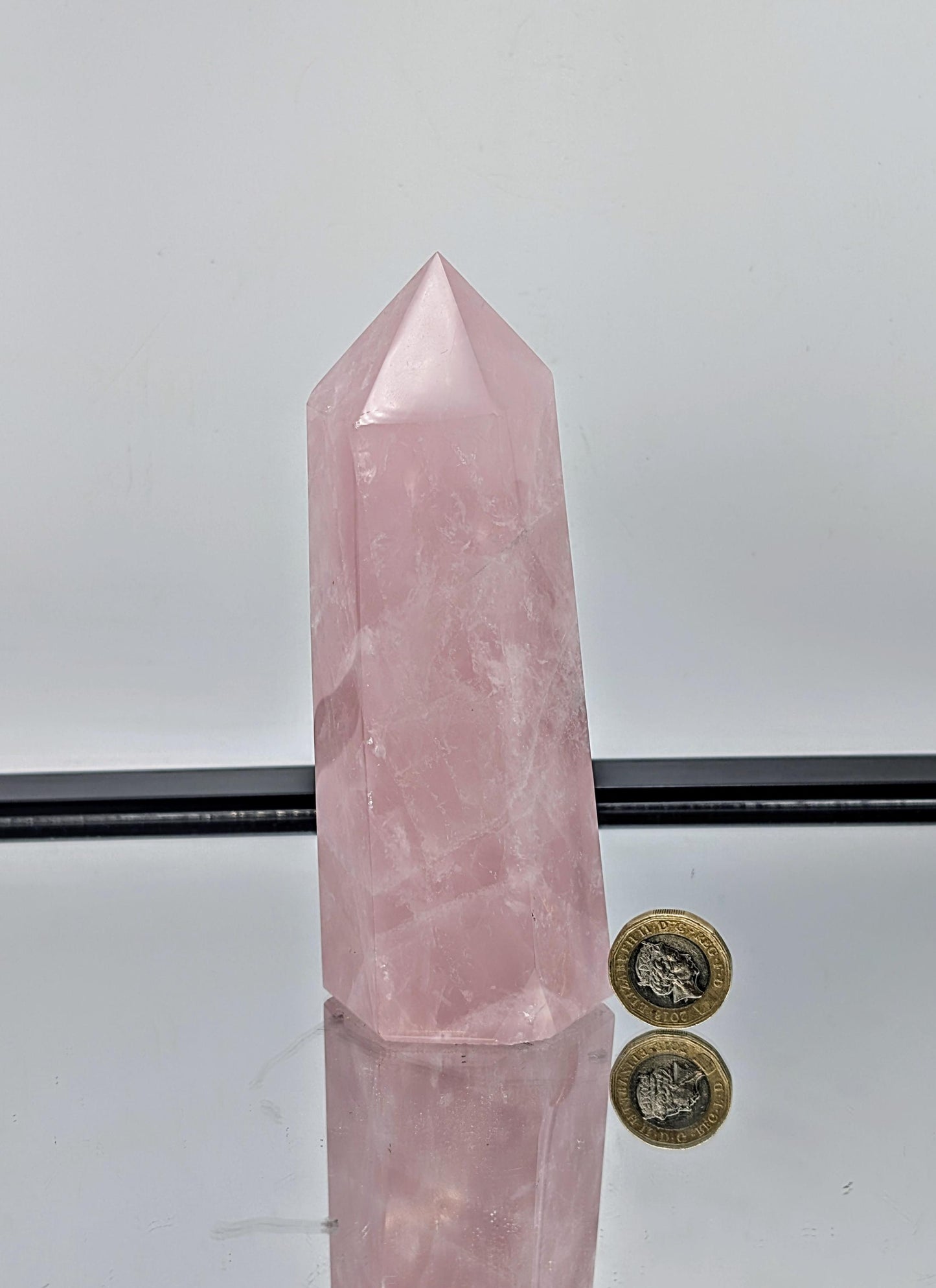 Large Rose Quartz Crystal Prism / Tower (#9)