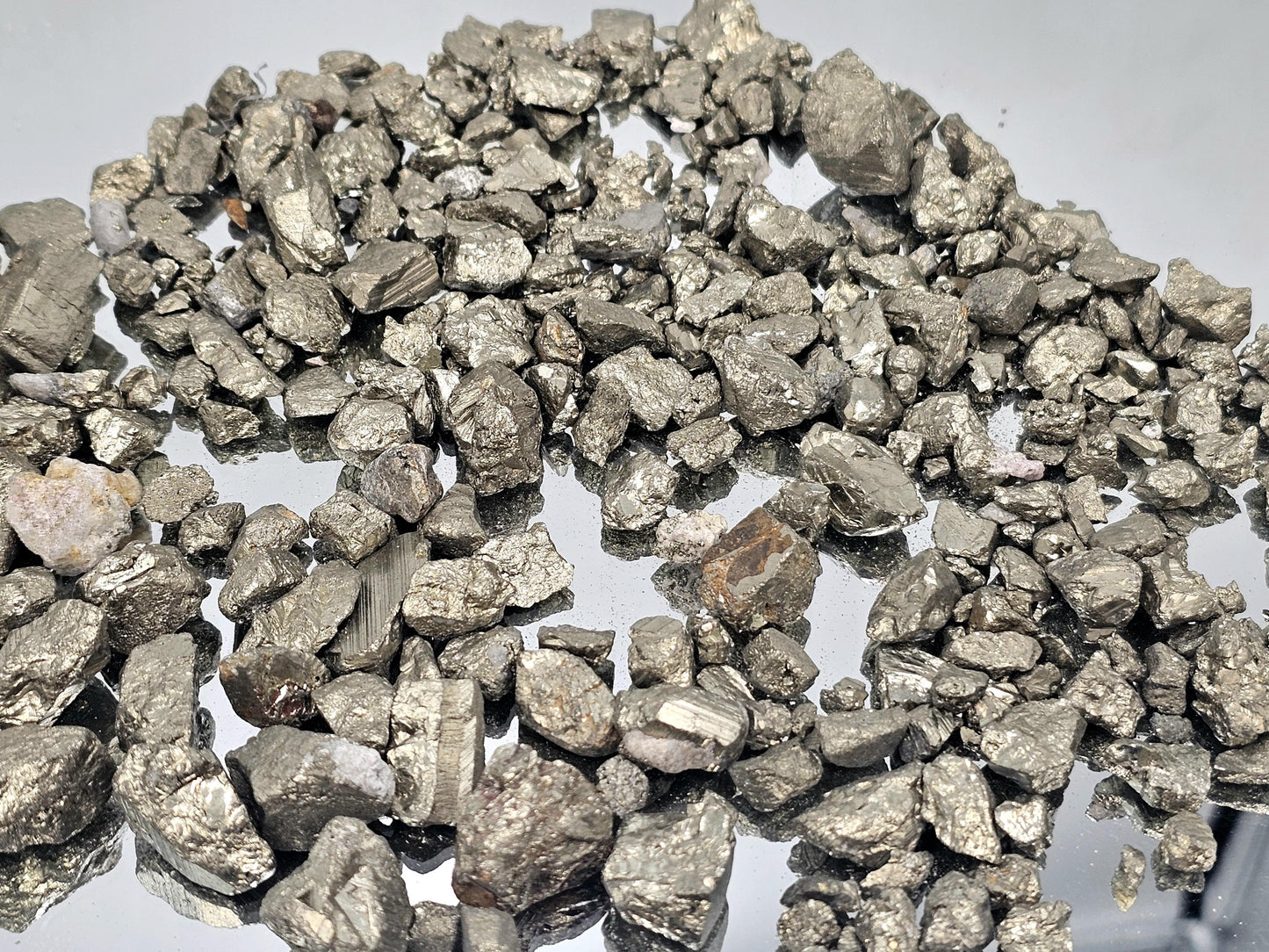 Raw Small Pyrite Crystals Large 500g Batch 1-2cm