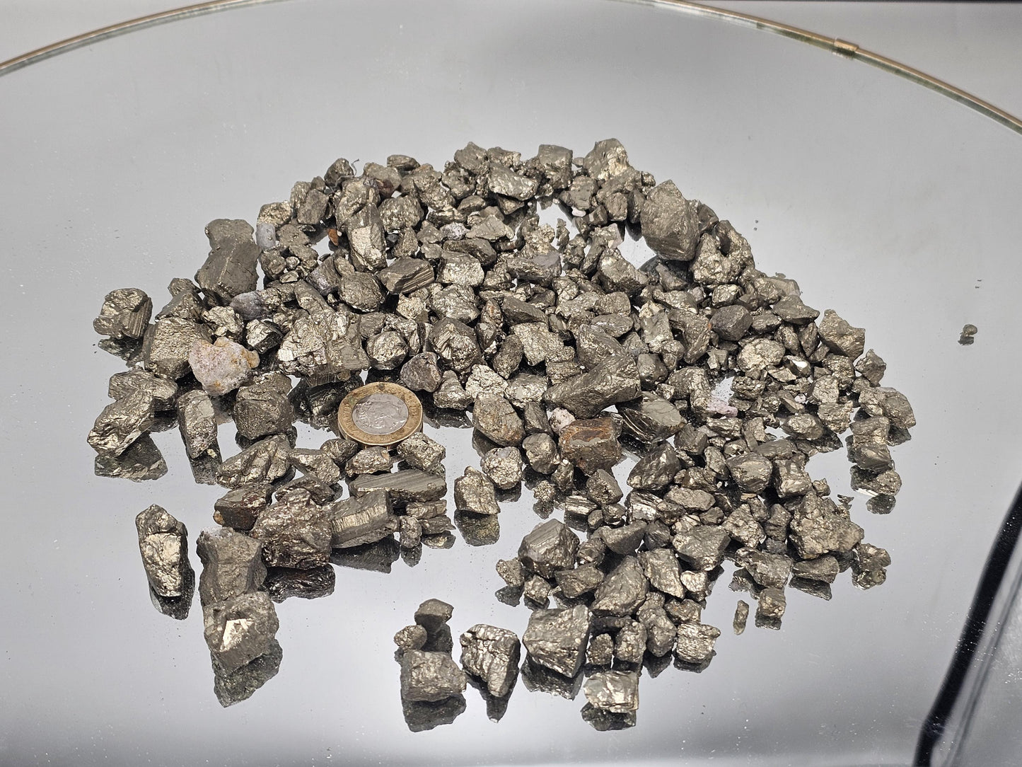 Raw Small Pyrite Crystals Large 500g Batch 1-2cm