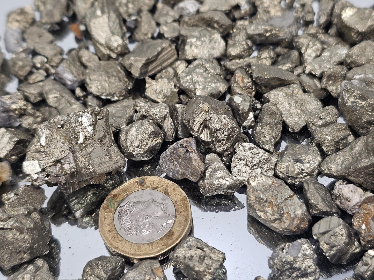 Raw Small Pyrite Crystals Large 500g Batch 1-2cm