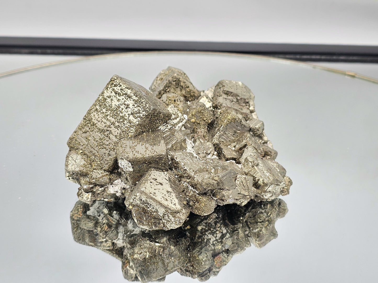 Exceptional Pyrite Crystal Cluster  - Peru  1.35 KG  (DP)