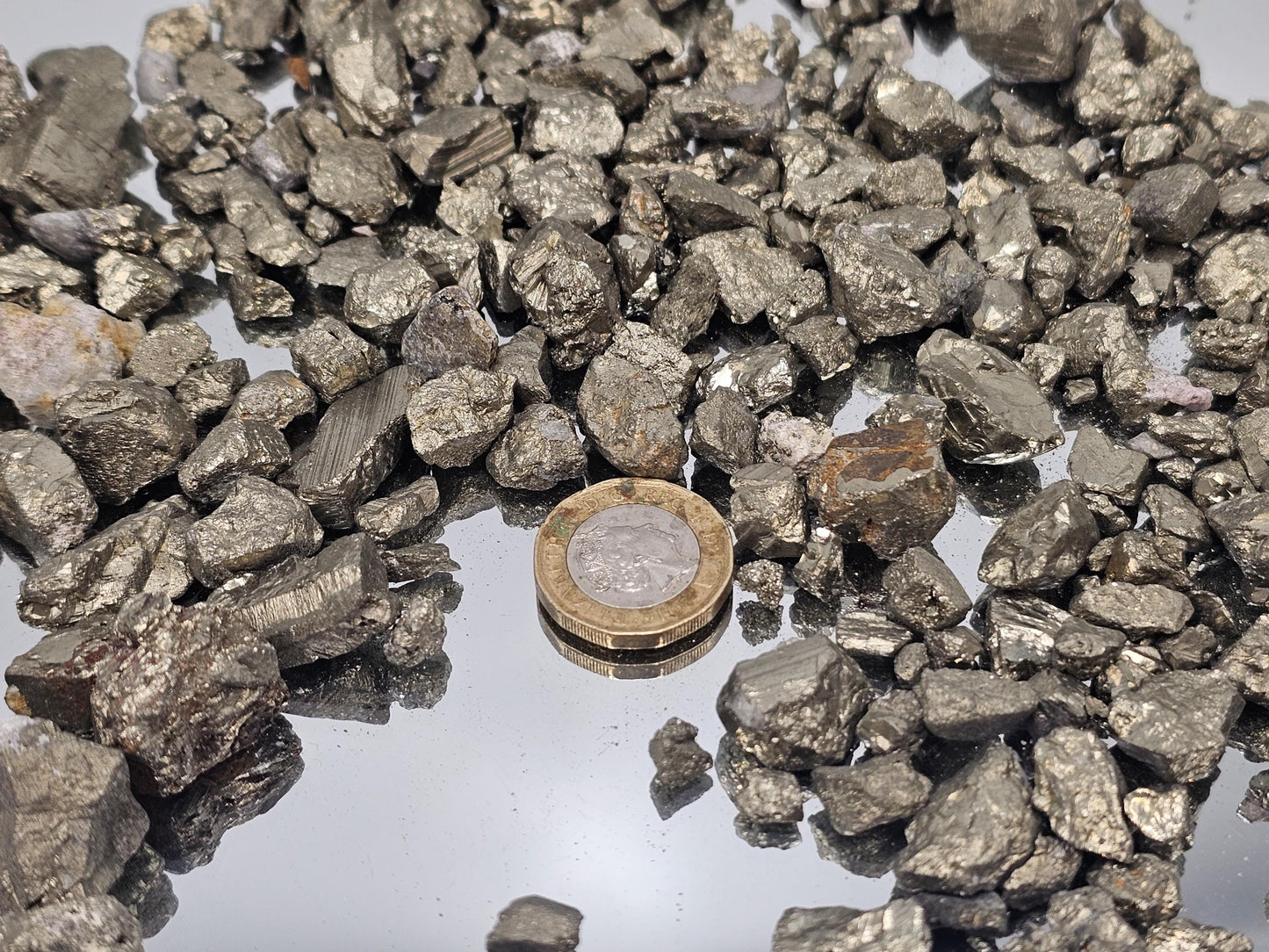 Raw Small Pyrite Crystals Large 500g Batch 1-2cm