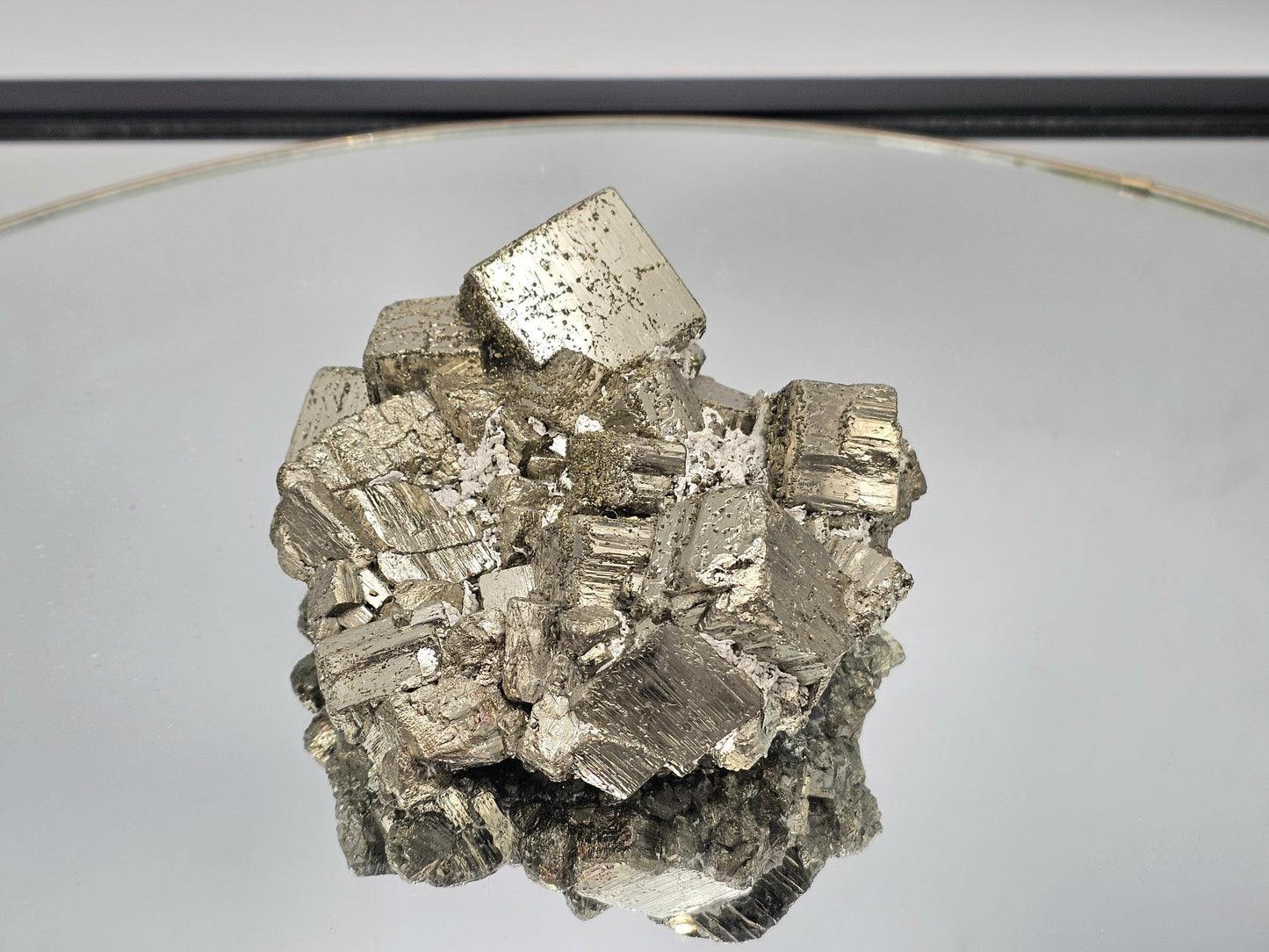 Exceptional Pyrite Crystal Cluster  - Peru  1.35 KG  (DP)