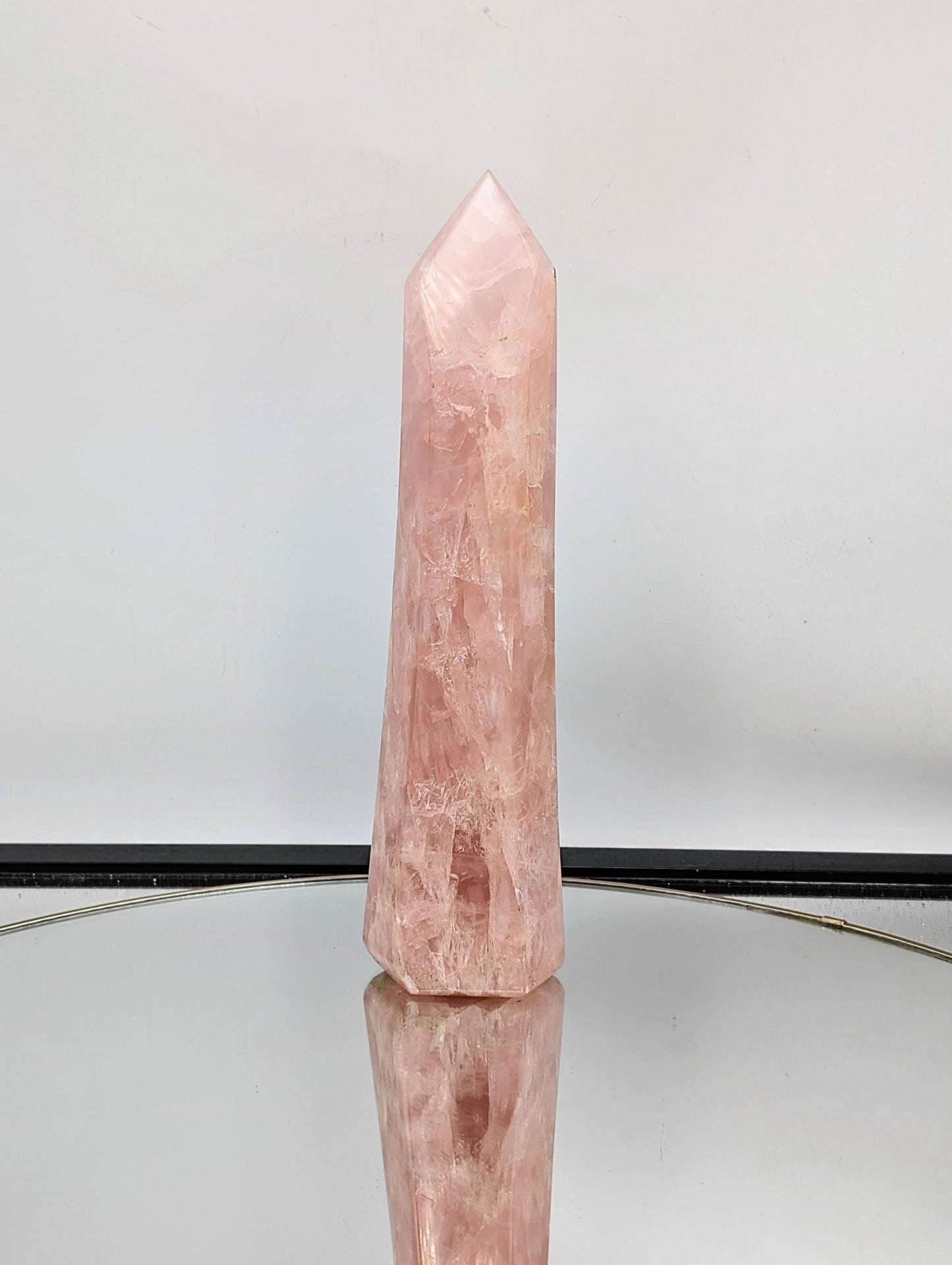 Large Rose Quartz Crystal Prism / Tower (#20)