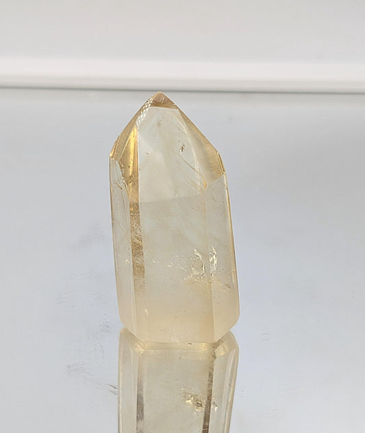 Madagascan Citrine Crystal Prism - Tower Natural (#15)