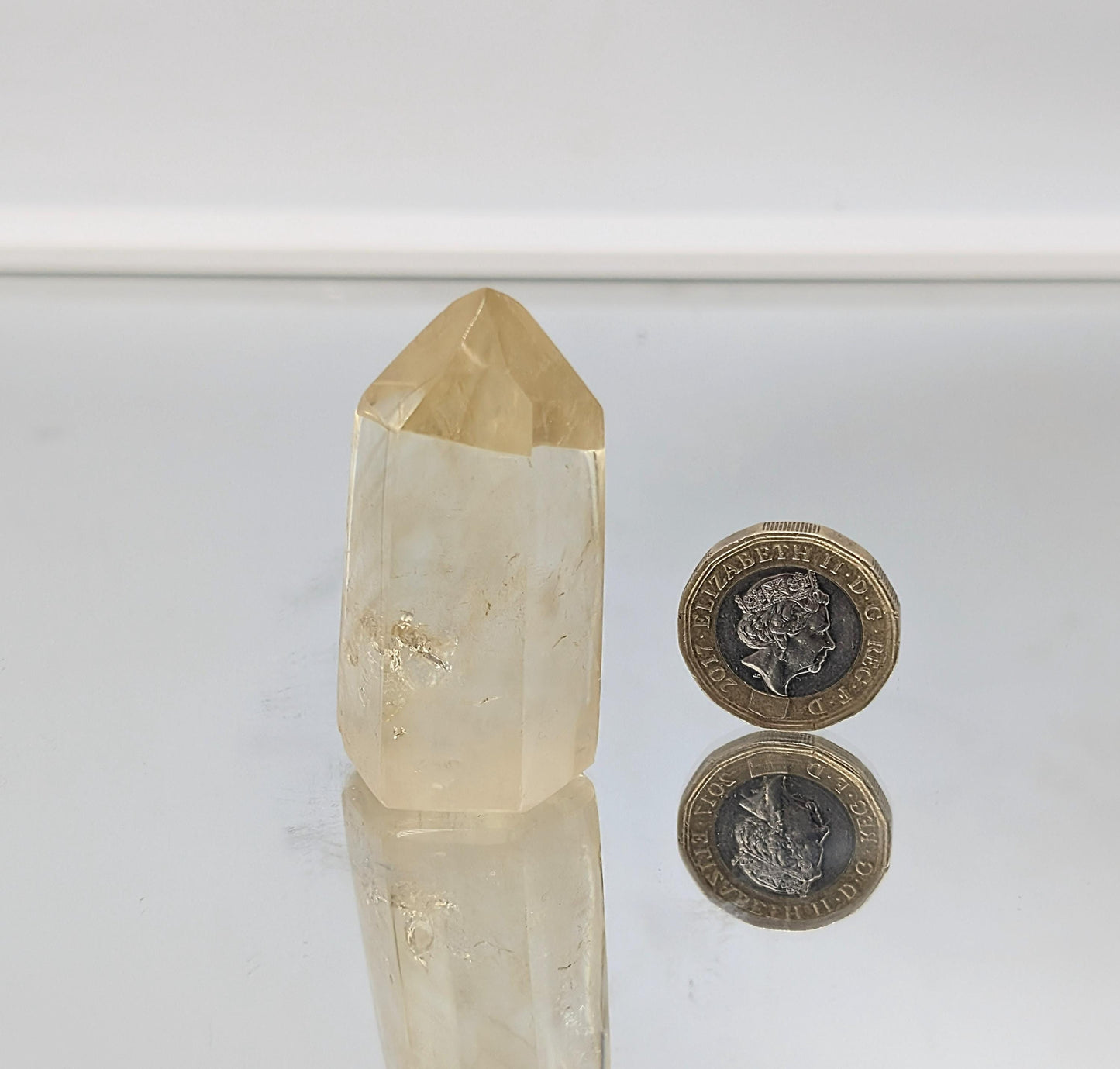 Madagascan Citrine Crystal Prism - Tower Natural (#15)