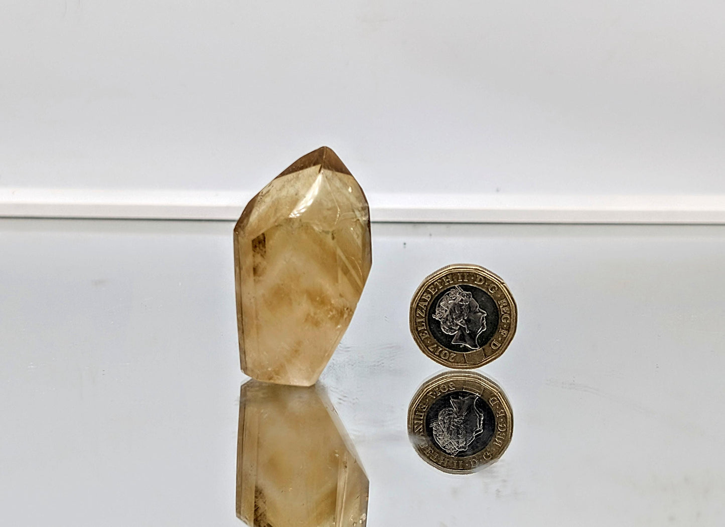 Madagascan Citrine Crystal Prism - Tower , Natural (#12)