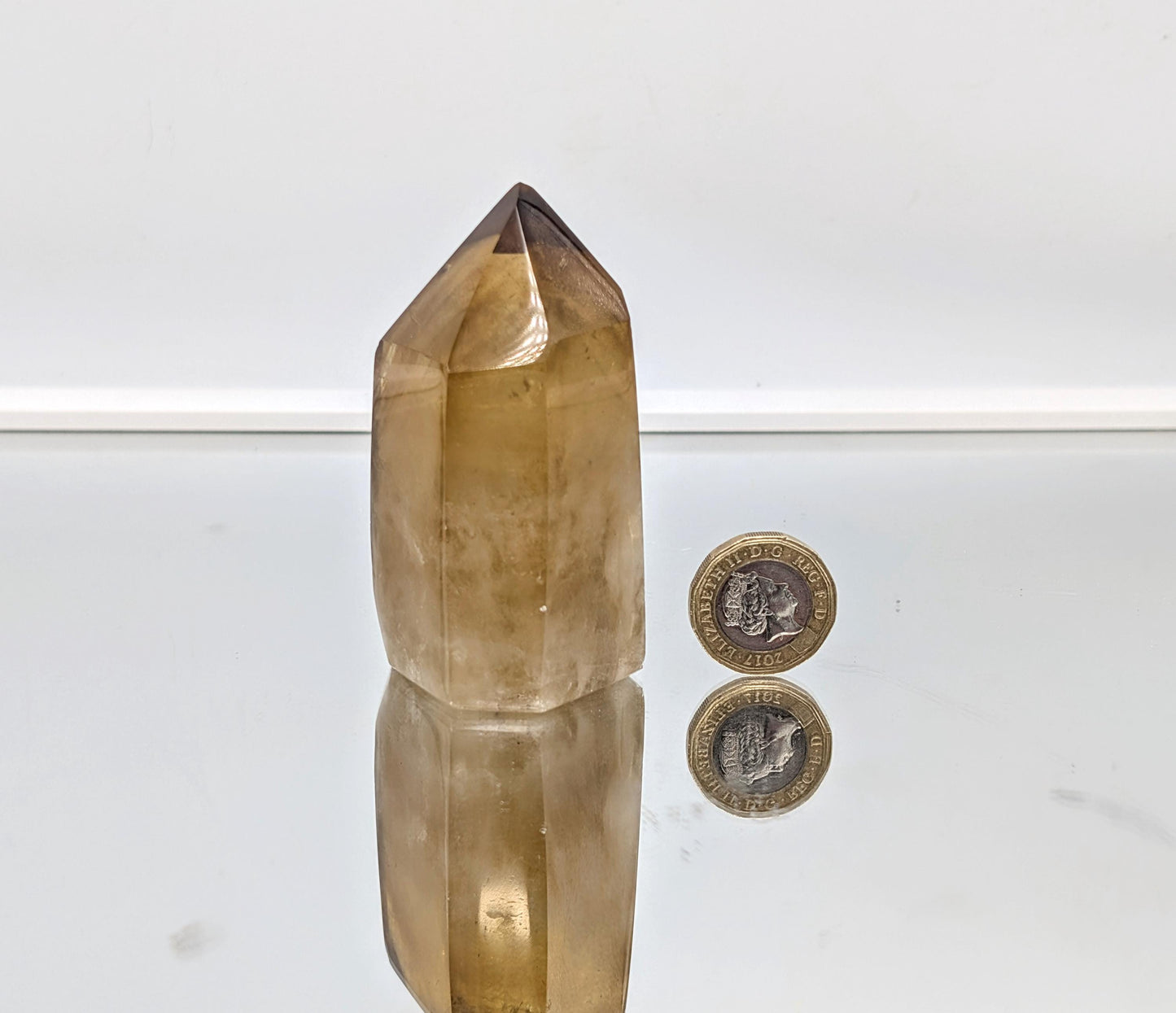 Madagascan Citrine Crystal Prism - Natural (#11)