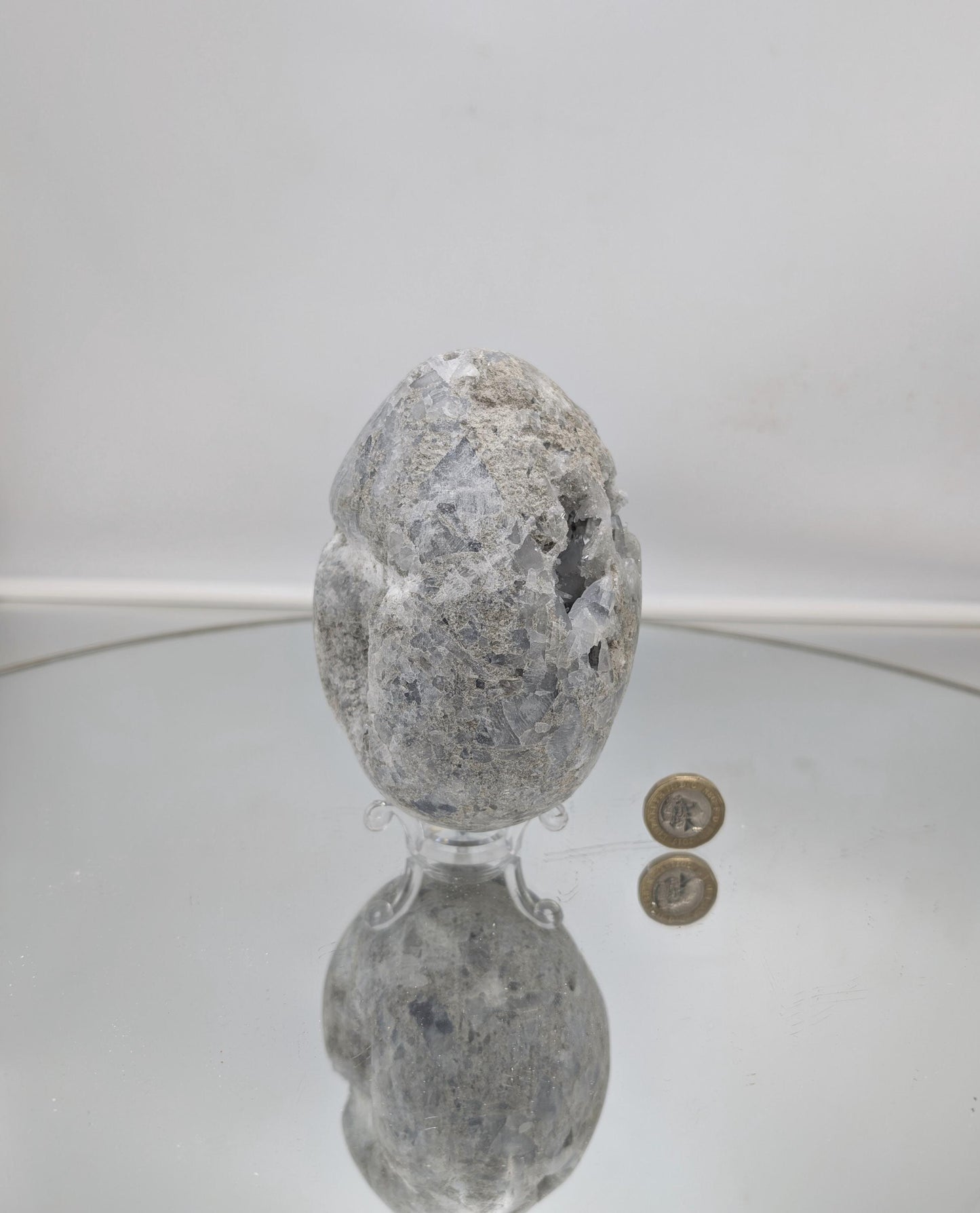 Large Celestite Crystal Egg (DP)