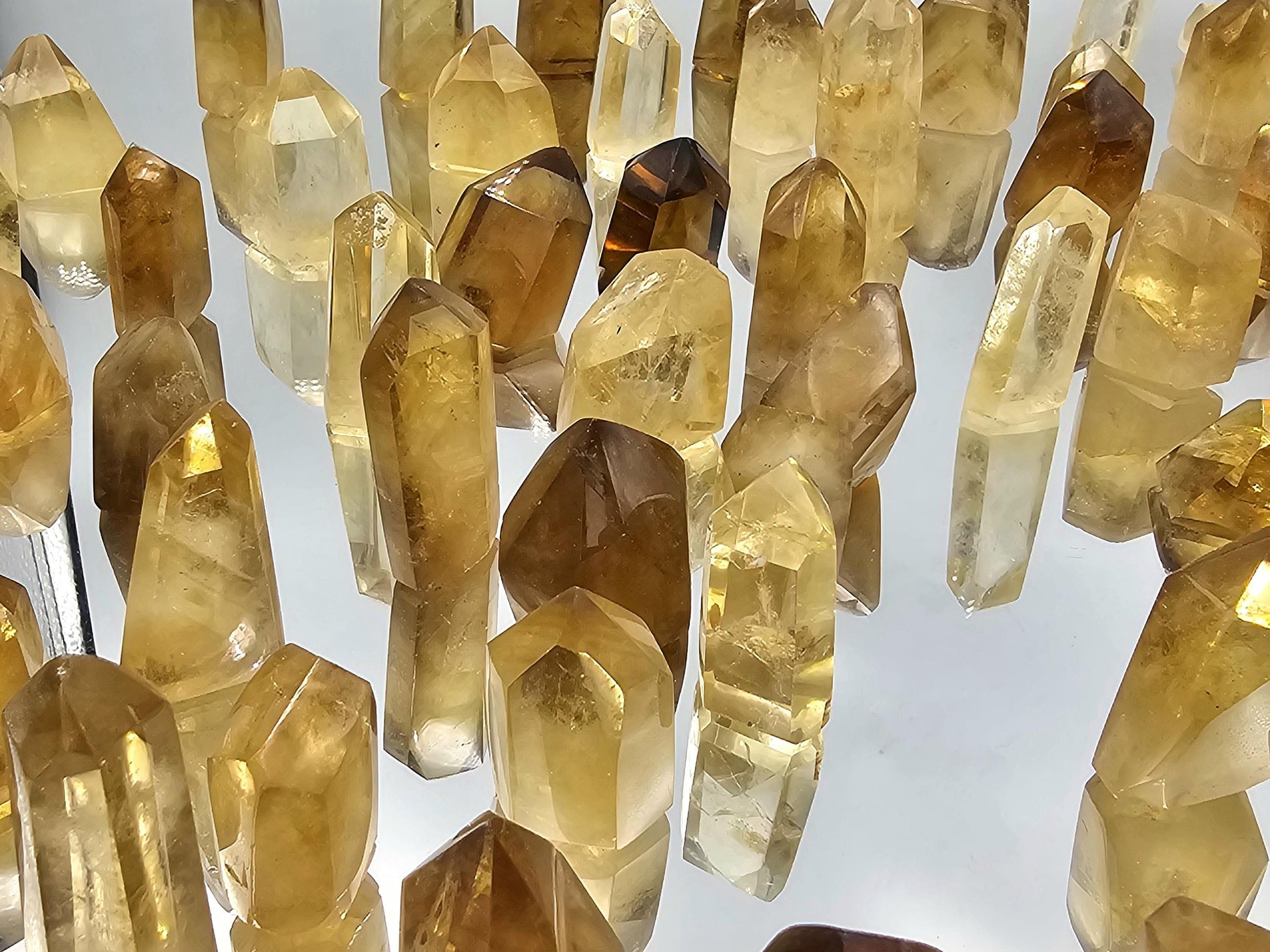 High quality natural citrine towers