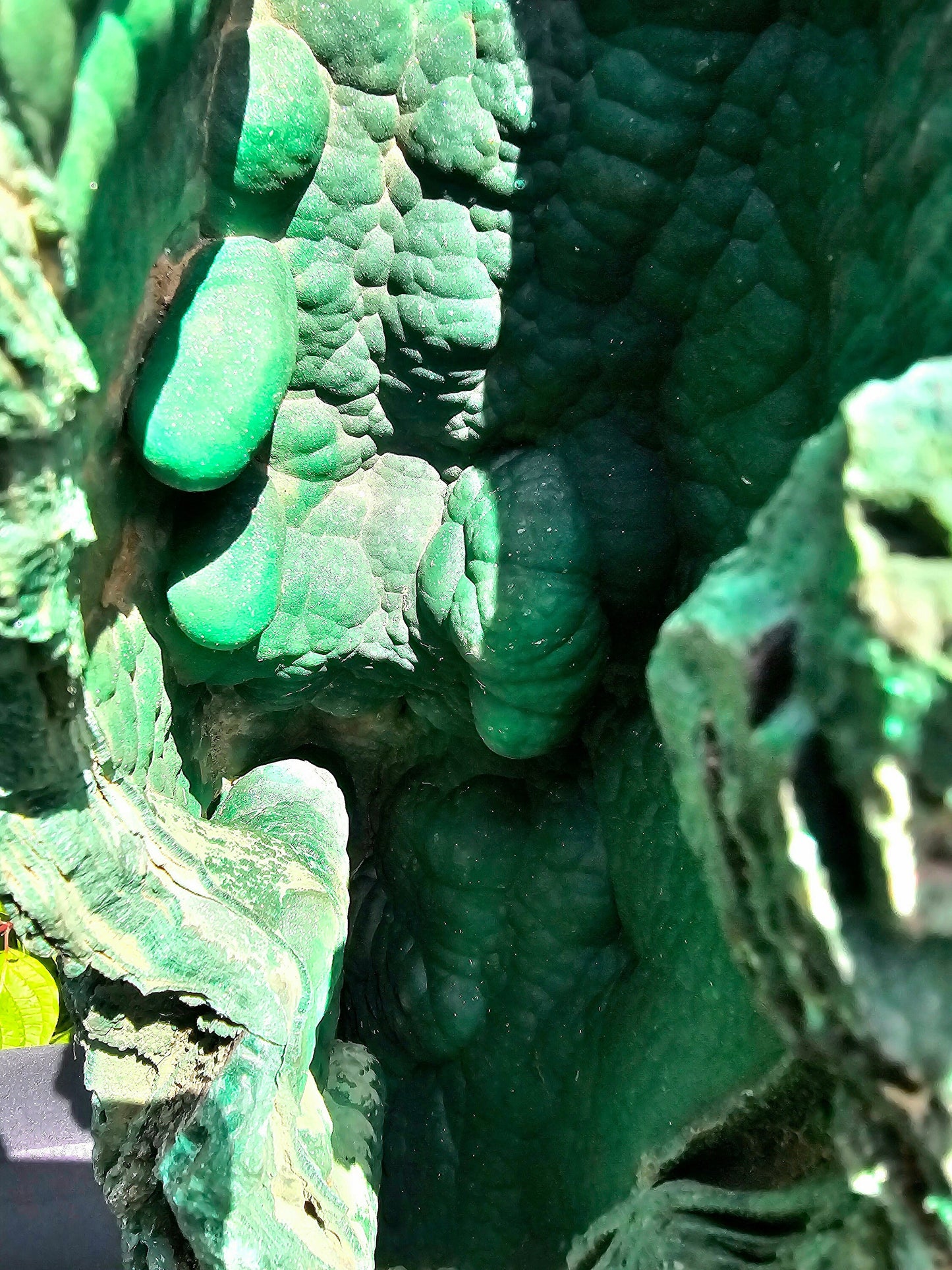  Large Malachite Stalactite Crystal Cave