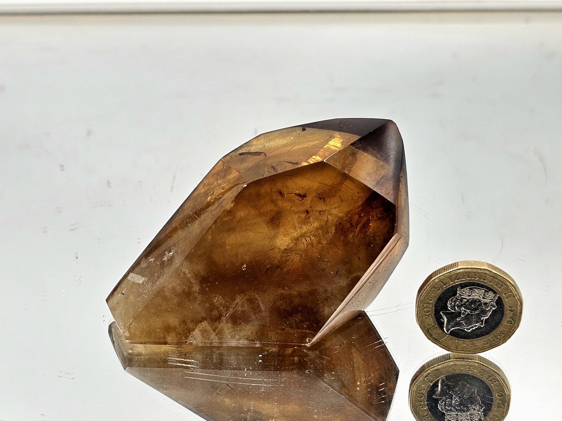 Natural Citrine Crystal Prism