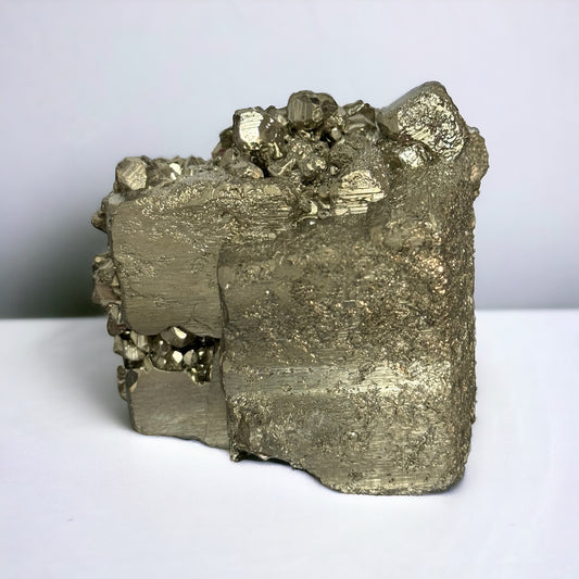 4) Pyrite Crystal Cube