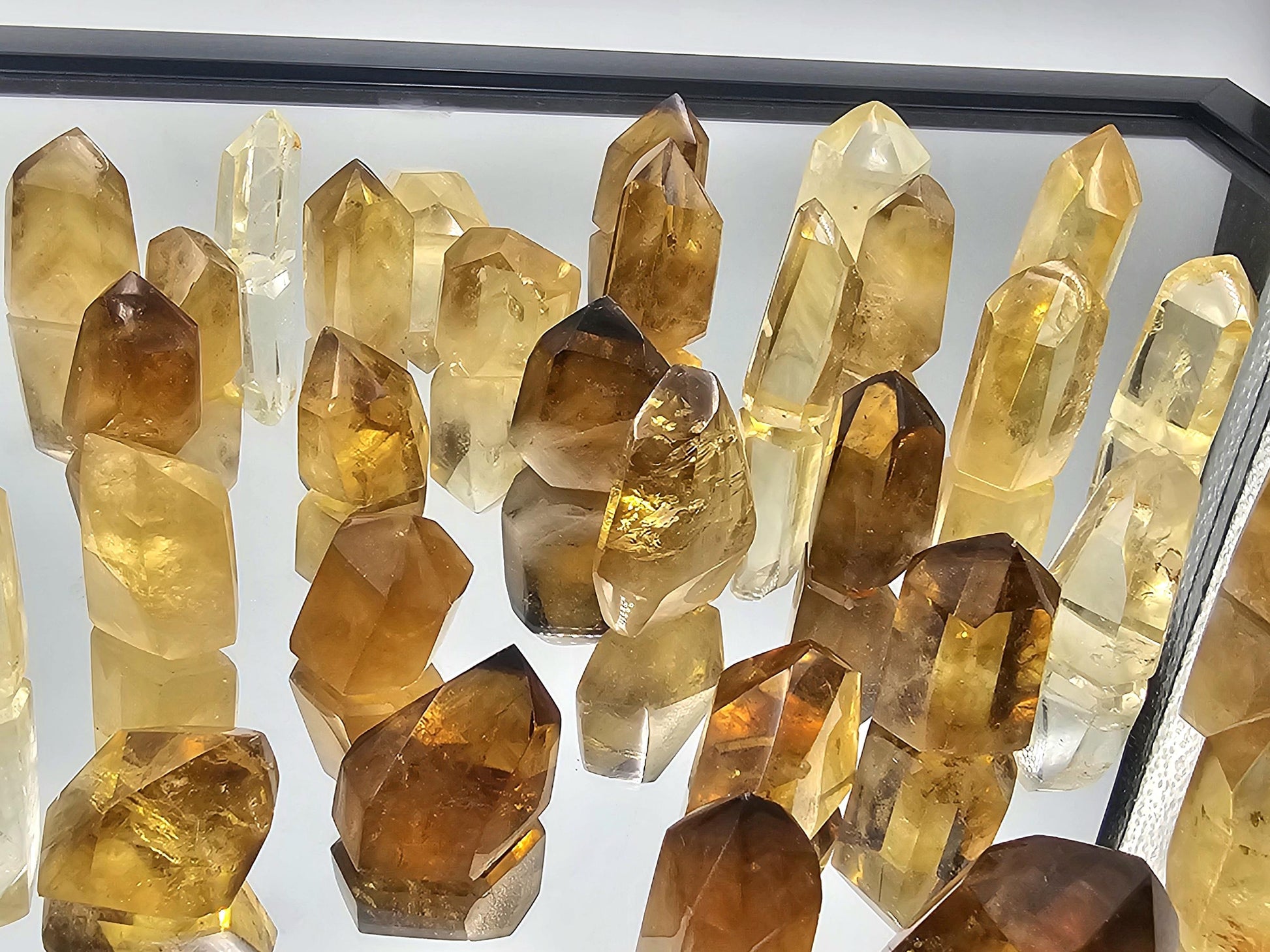 Small quality citrine towers untreated