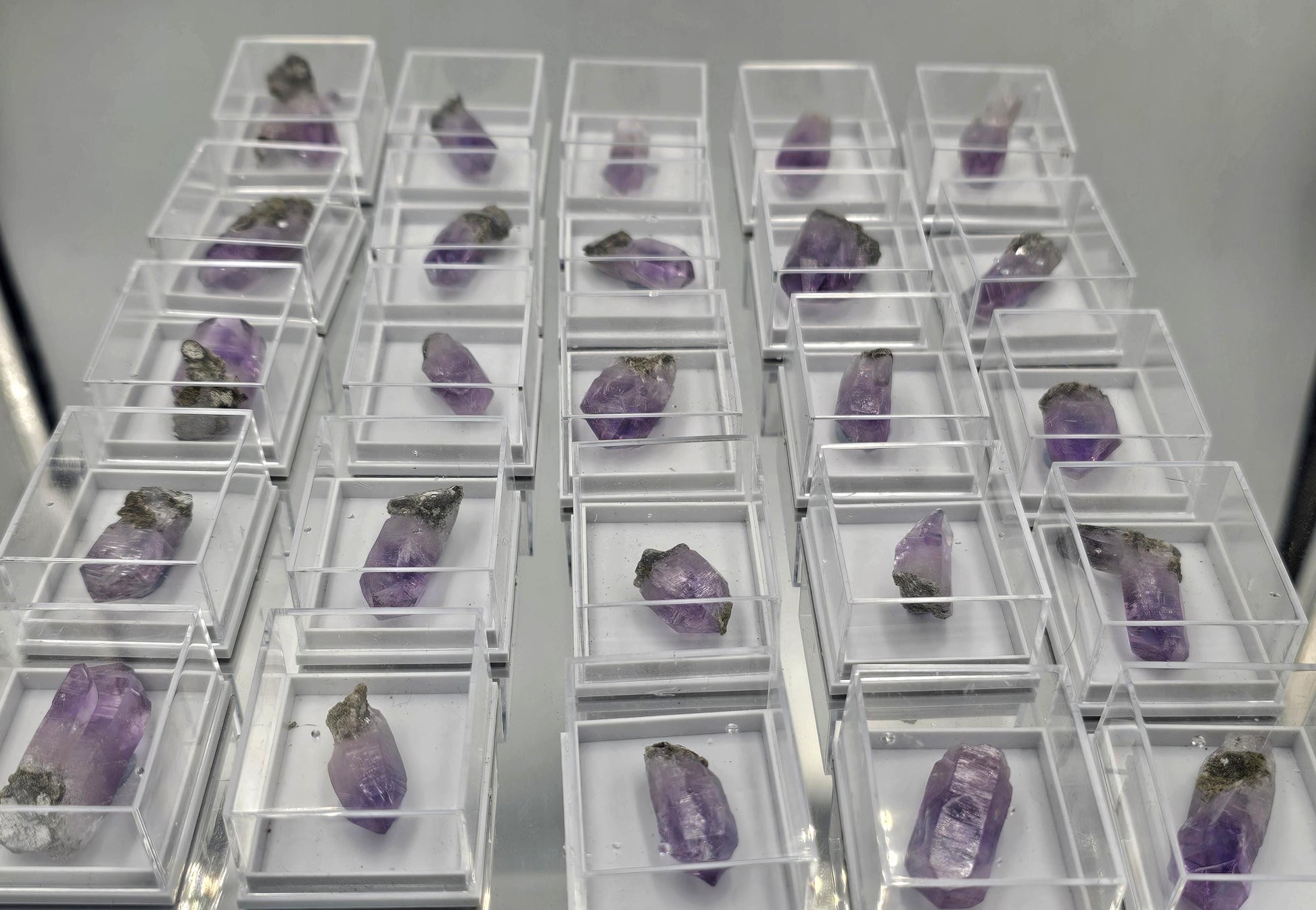 Veracruz Amethyst Crystal Specimens of excellent Colour