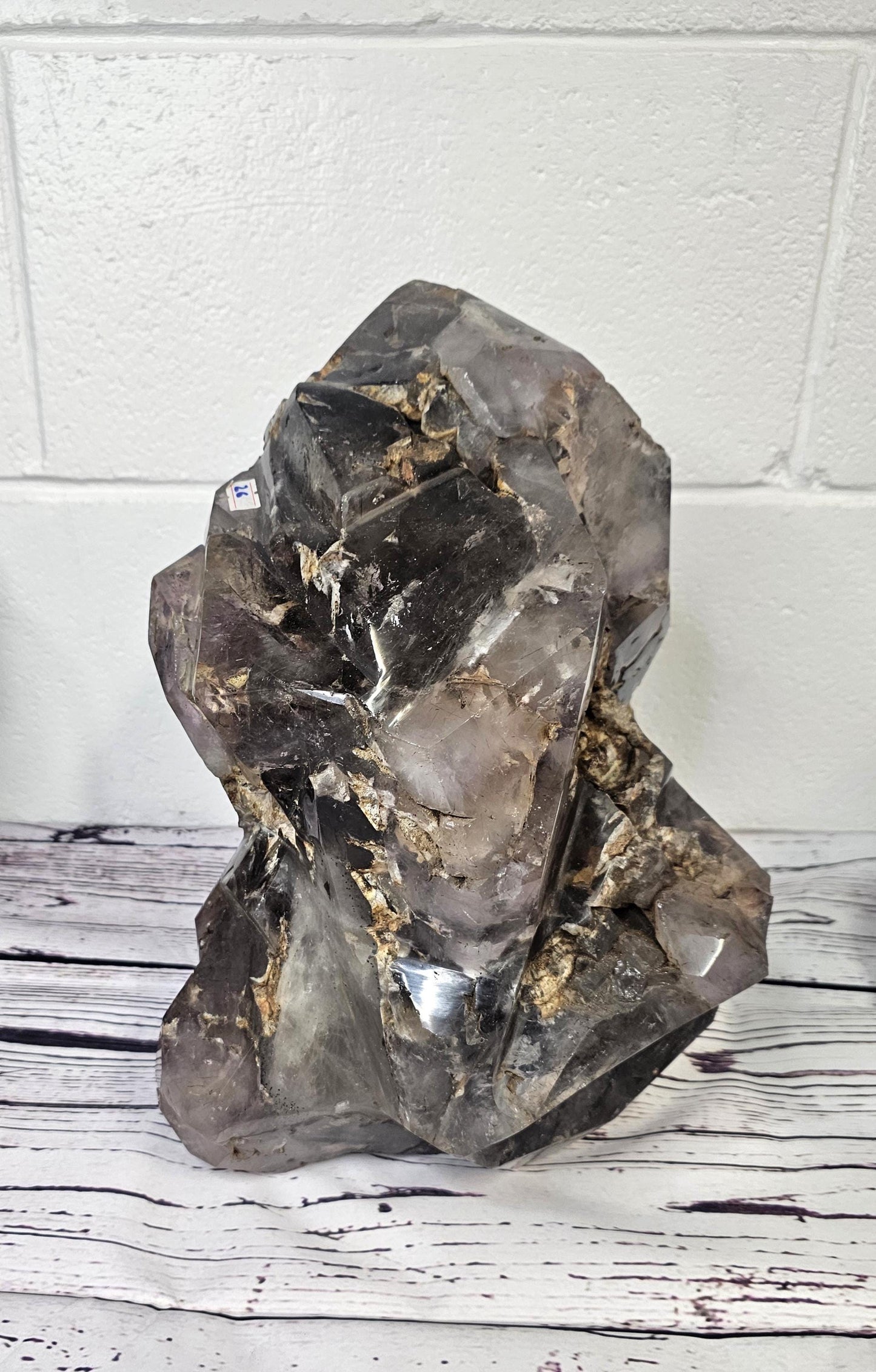 XL Elestrial Amethyst Crystal Natural 26 KG