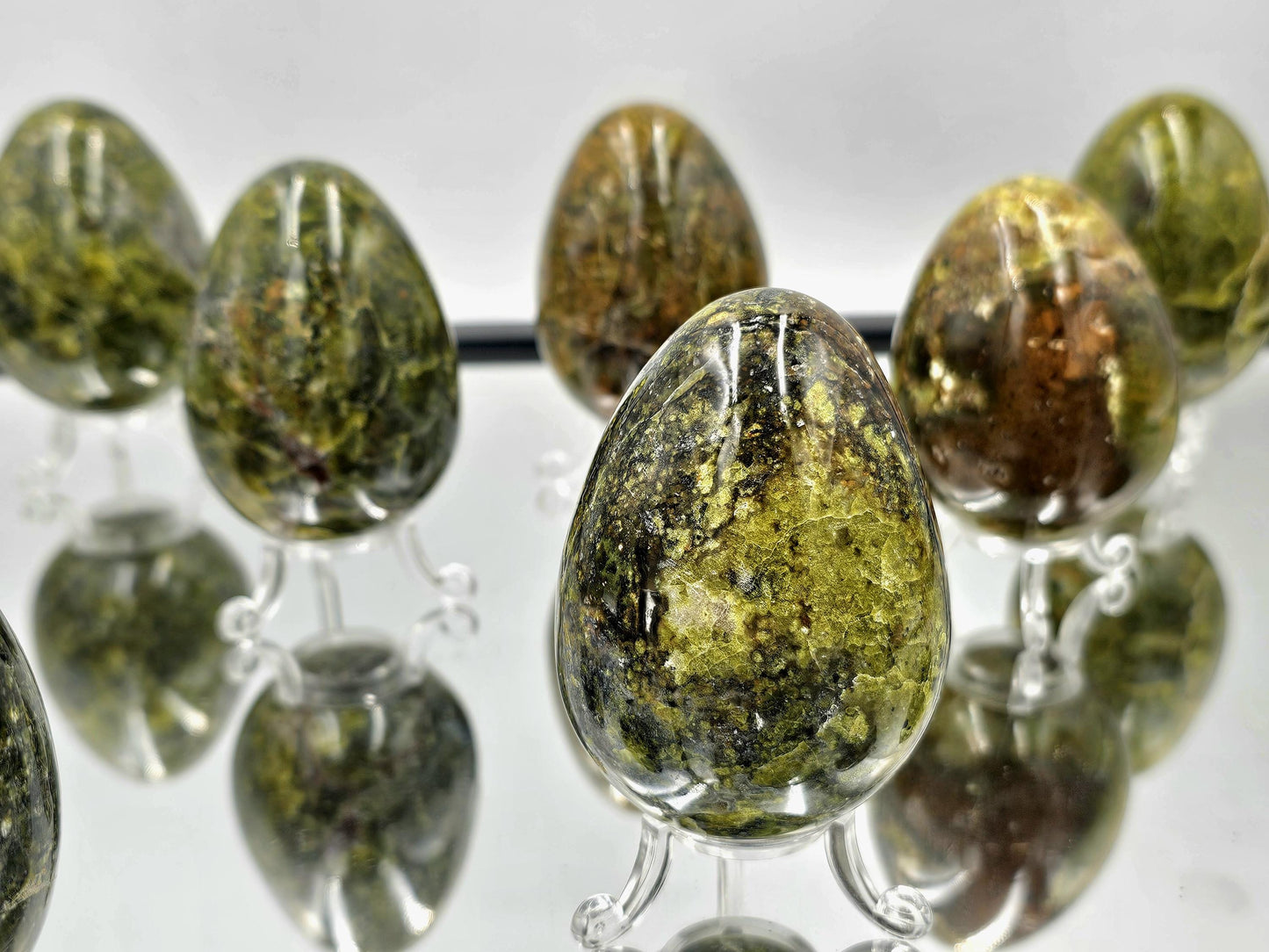 crystal eggs green opal