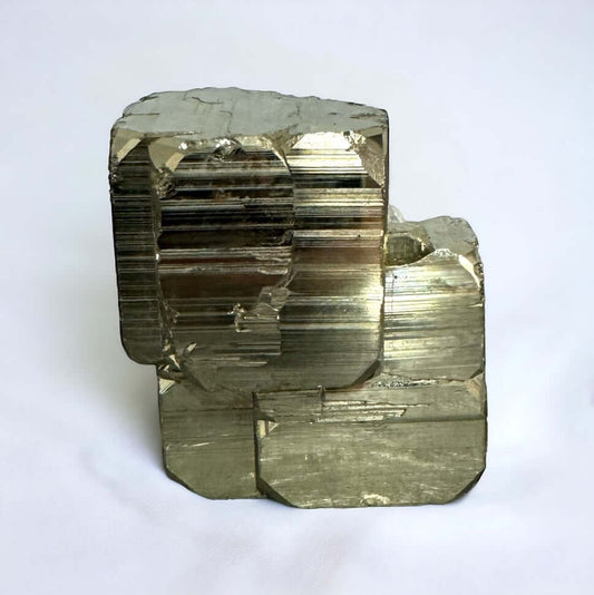 12) Small Pyrite Crystal Cube