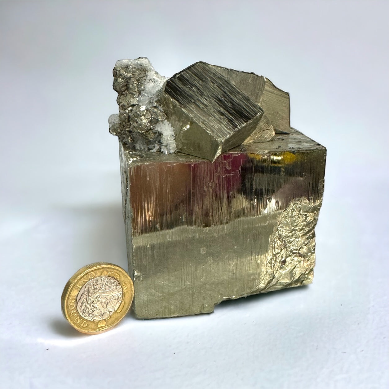 5) Pyrite Crystal Cube