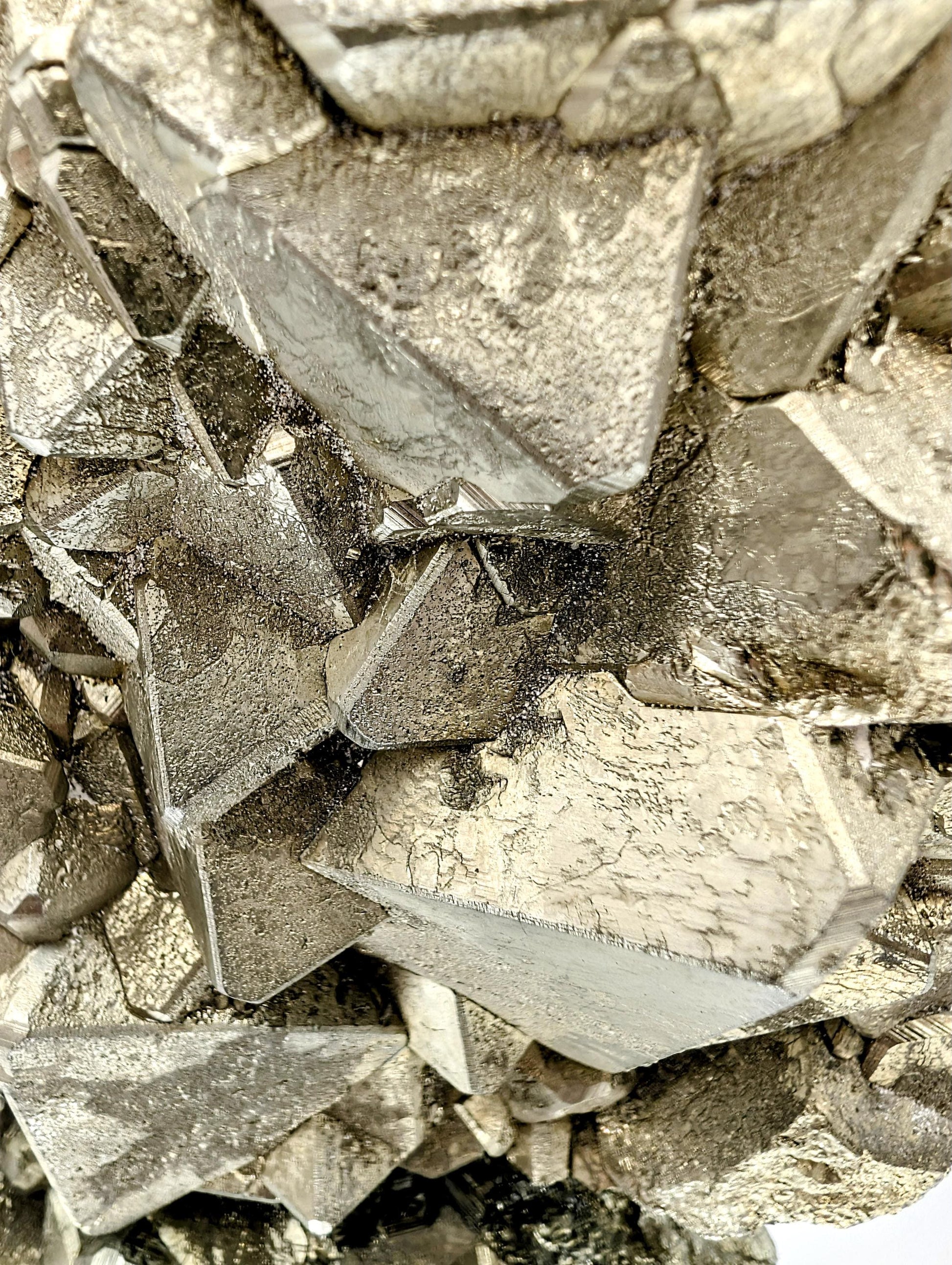 Display-quality large Pyrite octahedral for luxury décor.