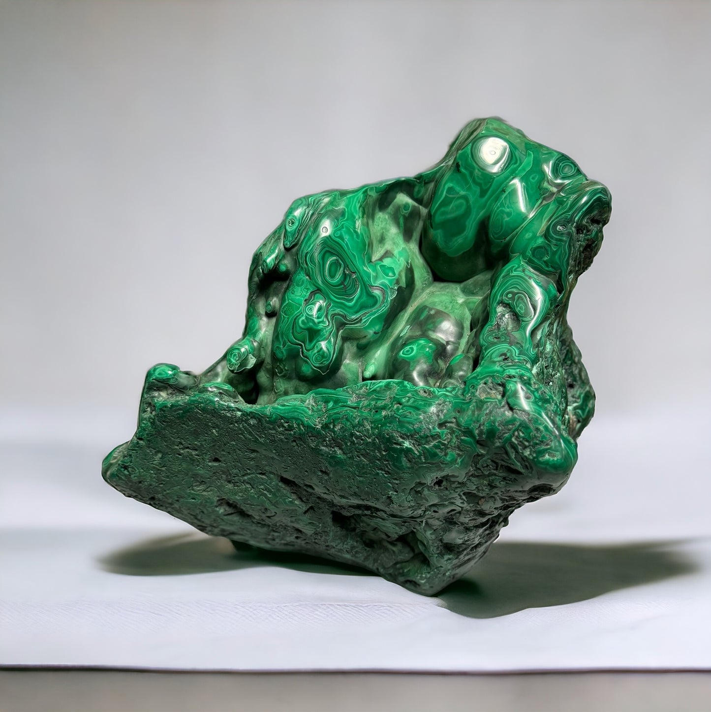 #7 The 'Yeux Verts' Extra Large Malachite Crystal