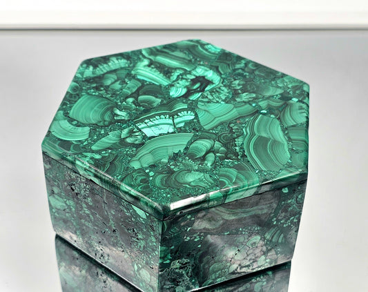 hexagon crystal storage box 