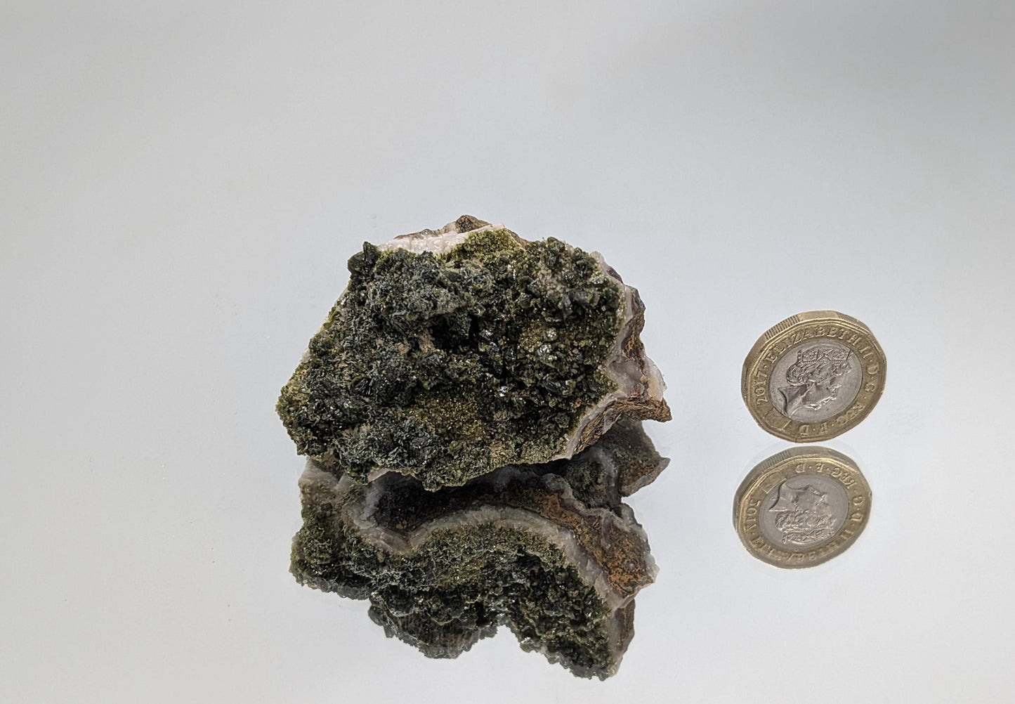 High-grade Forest Epidote on Quartz for collectors