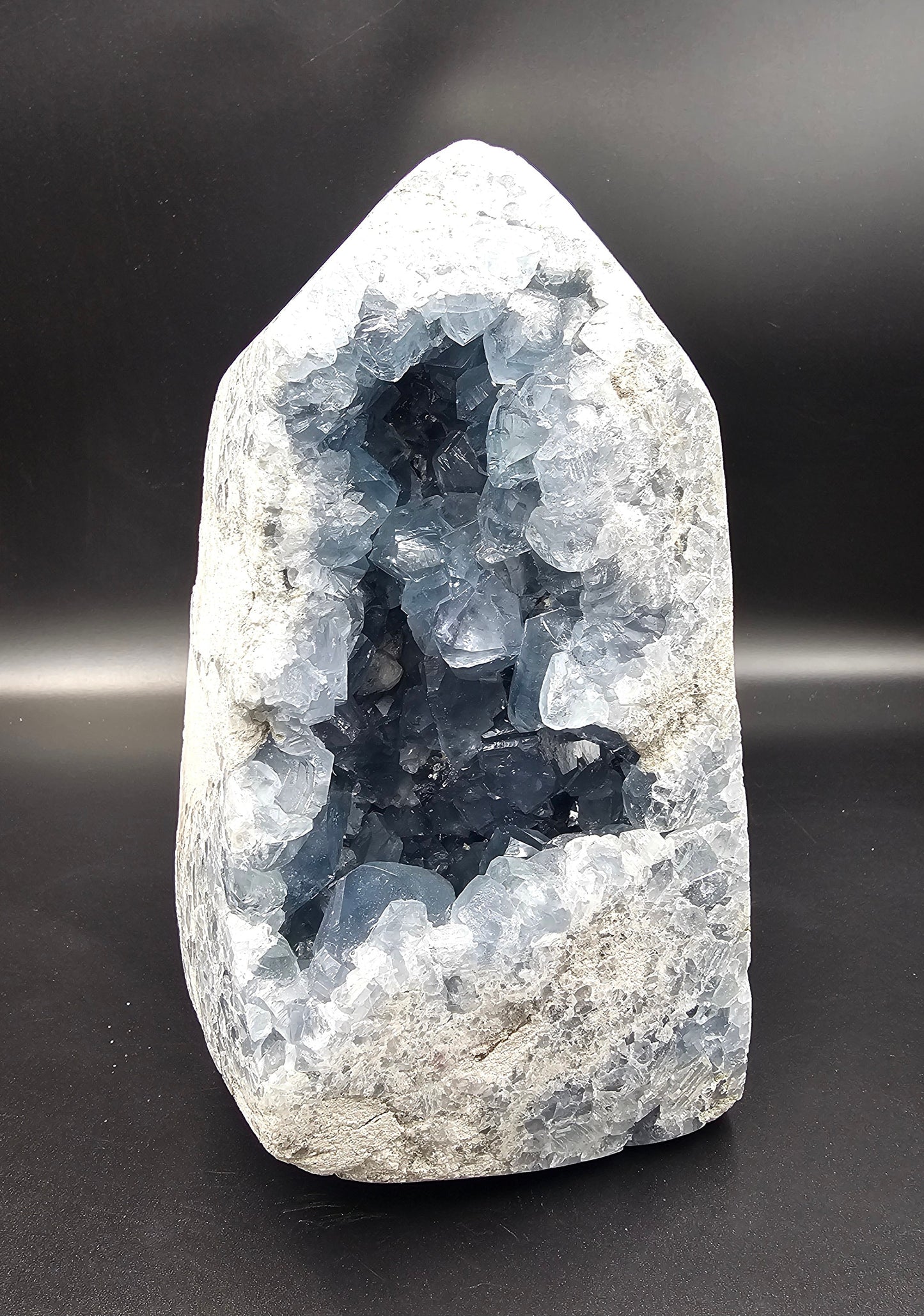 high quality celestite crystal tower