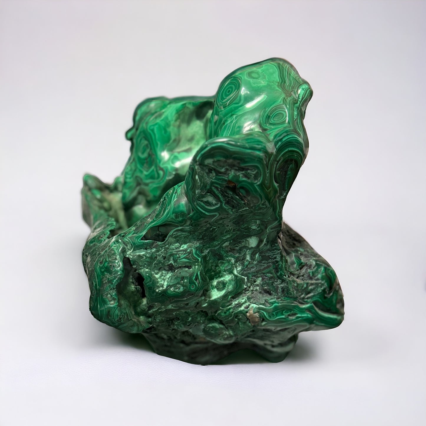 #7 The 'Yeux Verts' Extra Large Malachite Crystal