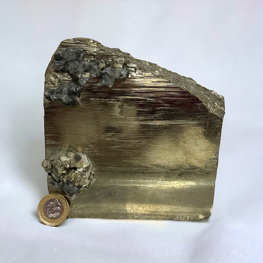 8) Large Pyrite Crystal Cube