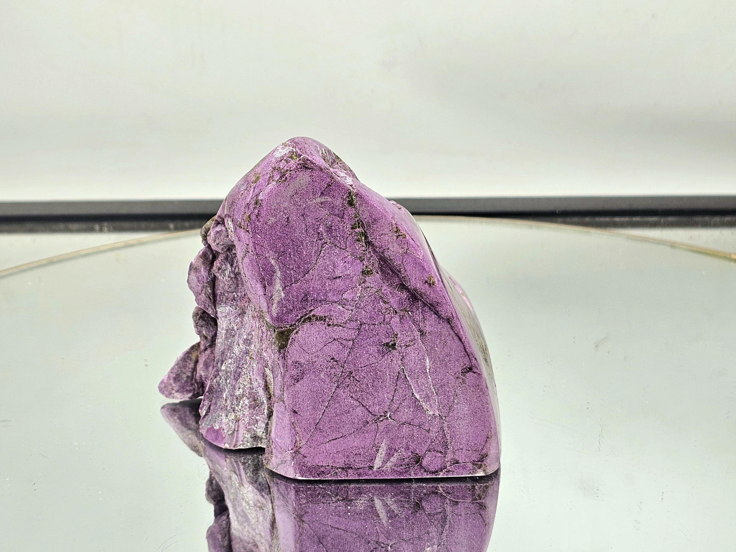 Large polished Stichtite freeform with rich purple tones.