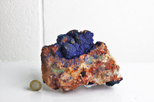 large azurite crystal