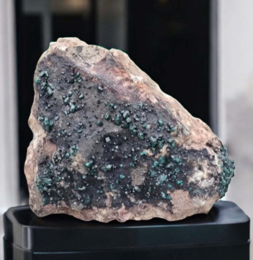 Very Large Dioptase Crystal 15.55 KG