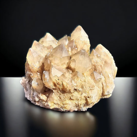 large natural kundalini citrine crystal for sale