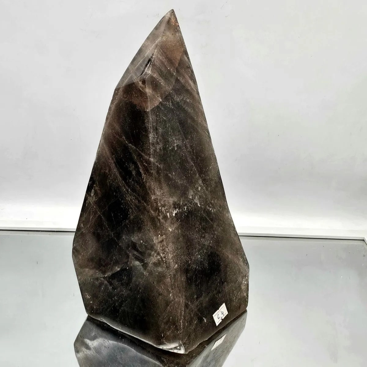 large natural smokey quartz crystal
