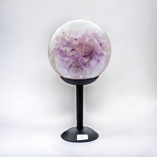 large amethyst sphere