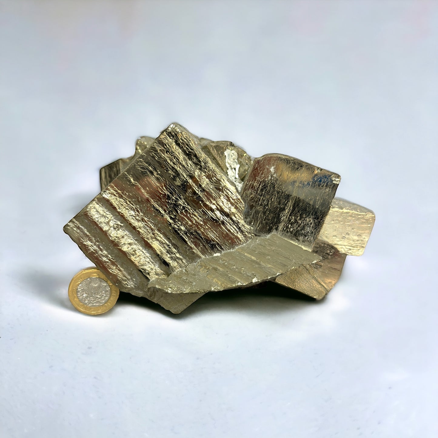 7) Large Pyrite Crystal