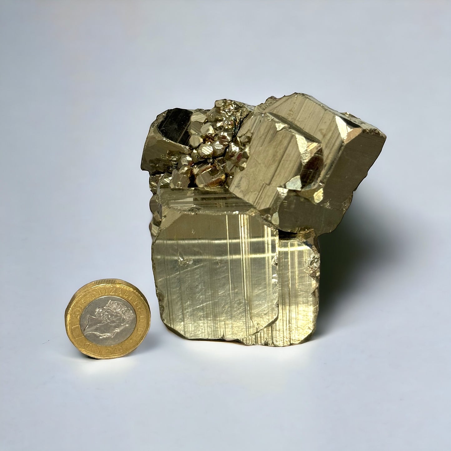 pyrite crystal cube