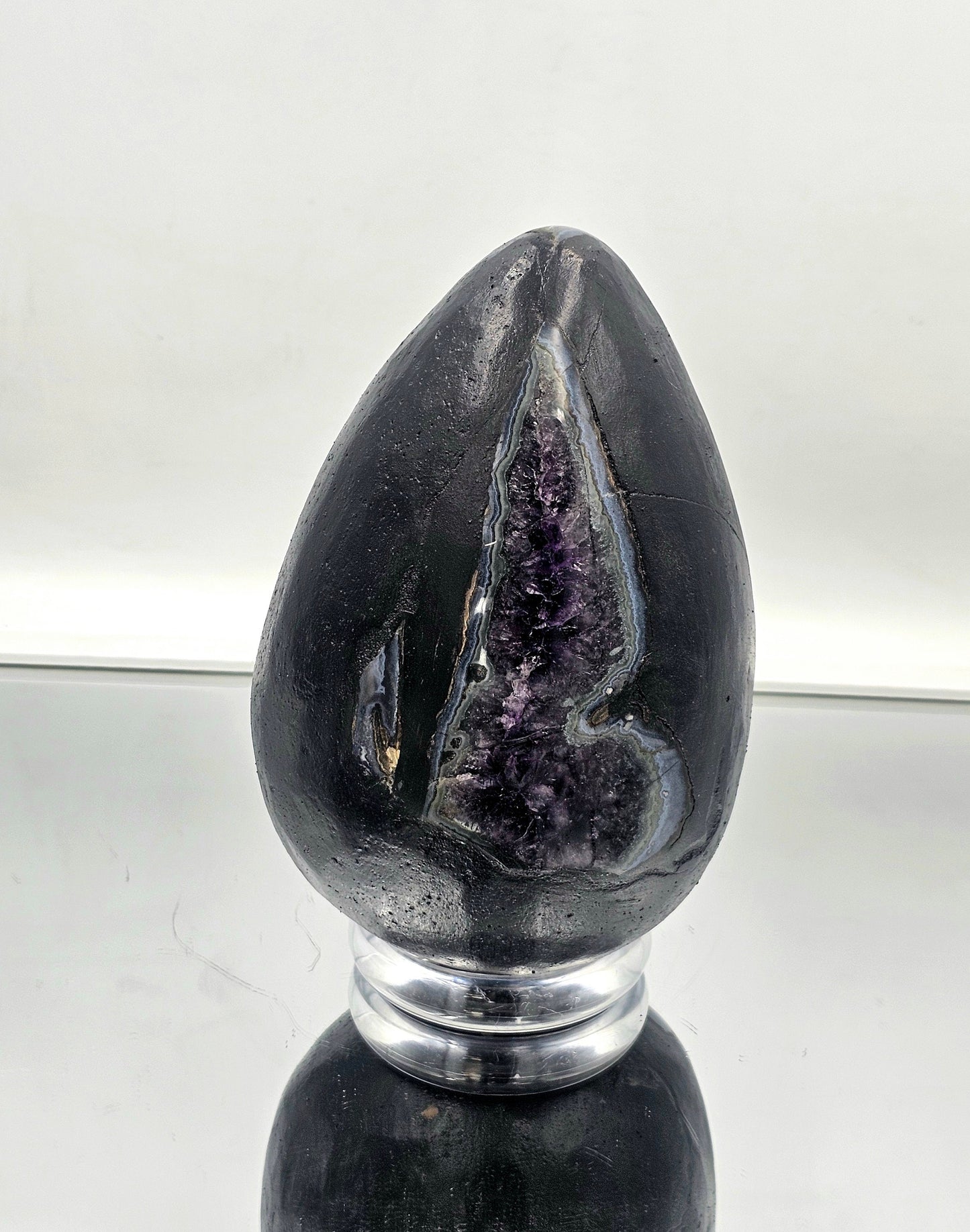 luxury crystals amethyst egg