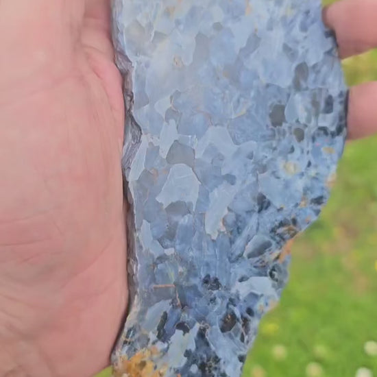 large pietersite crystal slice rare