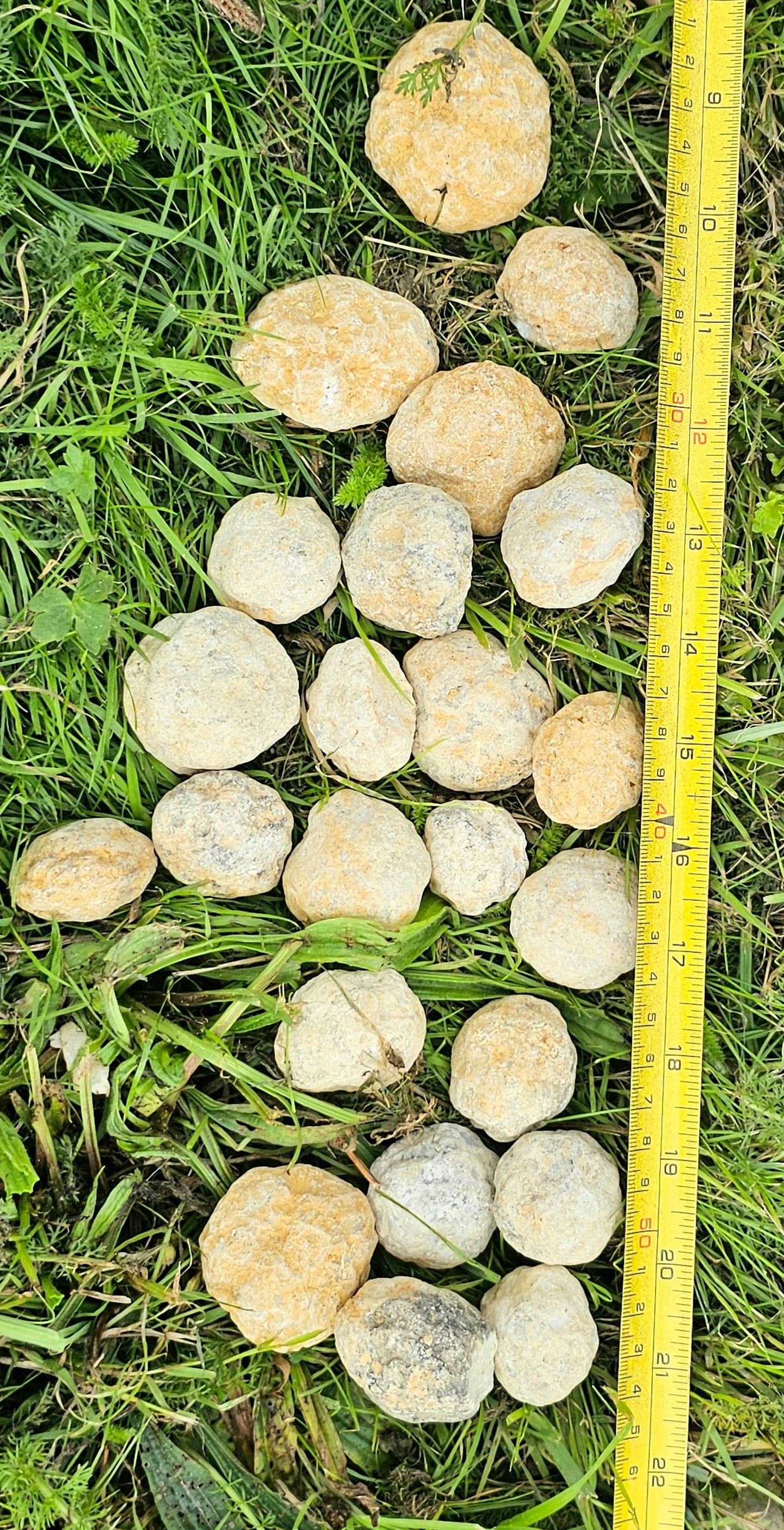 Raw quartz crystal geodes from Morocco