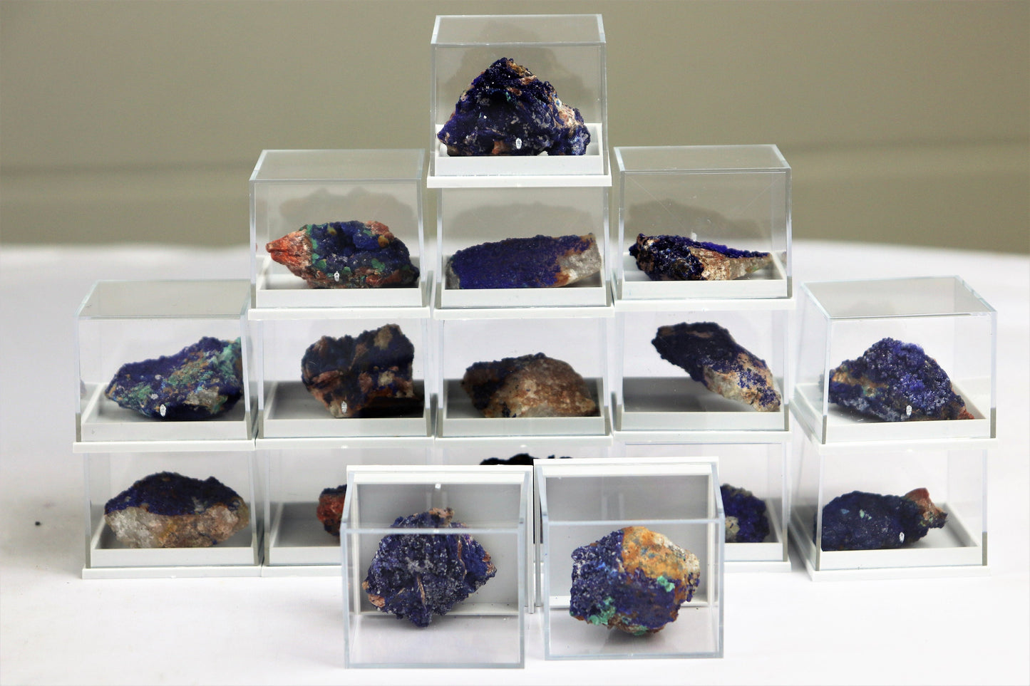 small azurite crystal speciimen