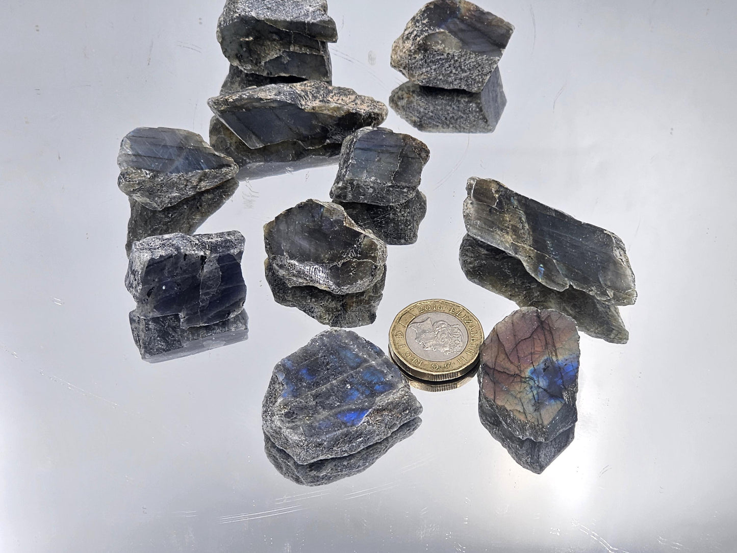 small labradorite crystals